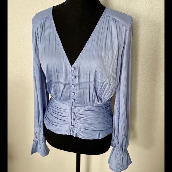 NWT Anthropologie Puff Sleeved Blouse - Picture 3 of 12